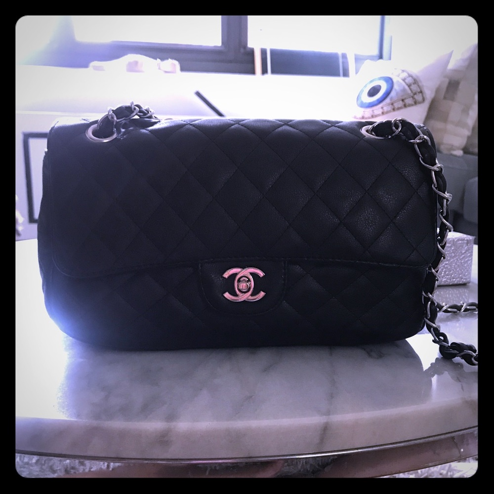 Chanel style leather bag. Great condition